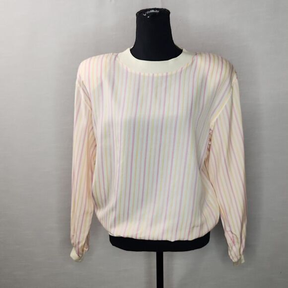 Vintage 80s Liz Claiborne Top - Picture 1 of 12